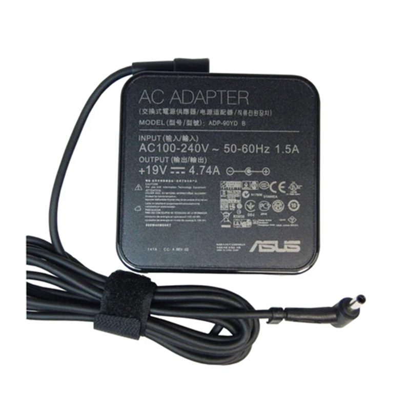 Original ASUS 19V 4.74A 90W Notebook Power Supply AC Adapter ADP-90YD B for Asus Zenbook, 4.5*3.0mm